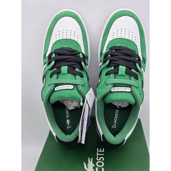 Lacoste Womens Leather Green/‎ White Athletic sneaker Sz 8 M US - Picture 8 of 13